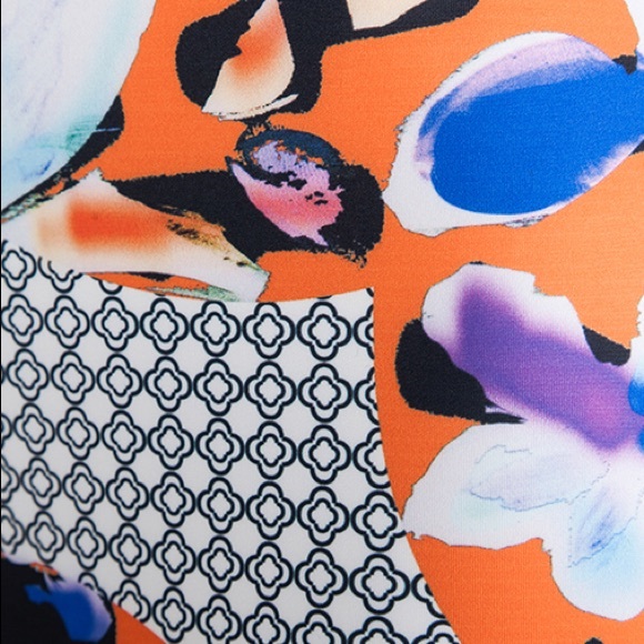 Clover Canyon Floral Discs Neoprene Dress - Picture 7 of 9